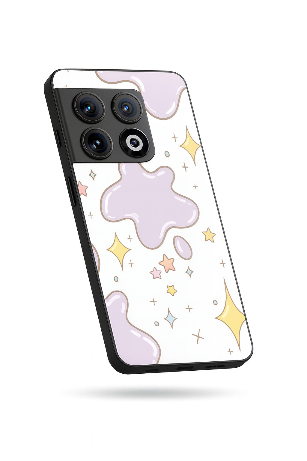Starry Splash Glass Back Cover For One Plus 13, 12, 11, 10, Nord Series