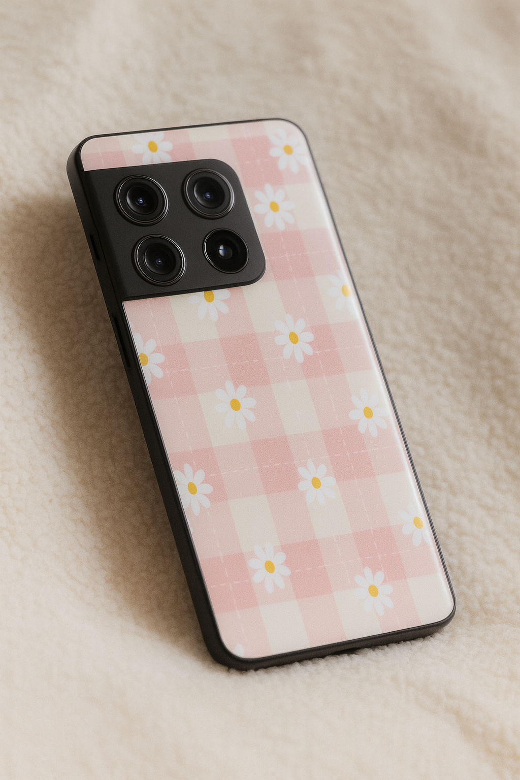 Daisy Bloom Glass Back Cover For One Plus 13, 12, 11, 10, Nord Series