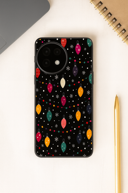 Cute Aesthetic Lights Glass Back Cover For One Plus 13, 12, 11, 10, Nord Series