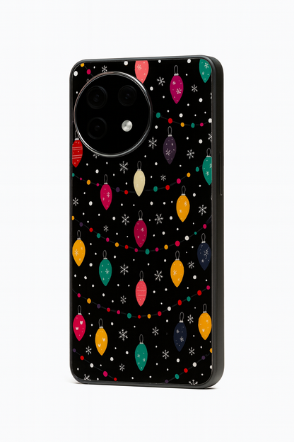 Cute Aesthetic Lights Glass Back Cover For One Plus 13, 12, 11, 10, Nord Series