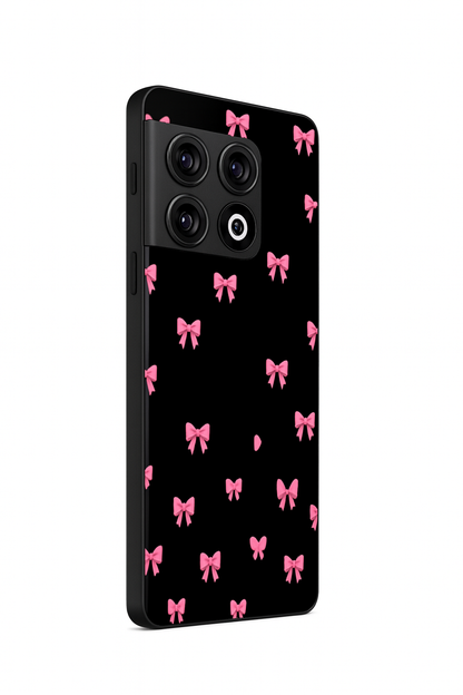 Bow Beaut Premium Glass Back Cover For One Plus 13, 12, 11, 10, Nord Series