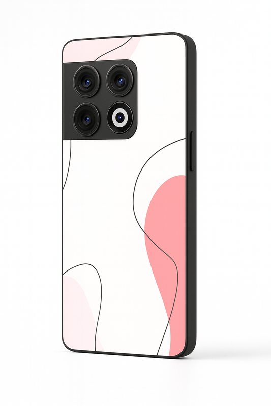 Clean Girl Aesthetics Glass Back Cover For One Plus 13, 12, 11, 10, Nord Series