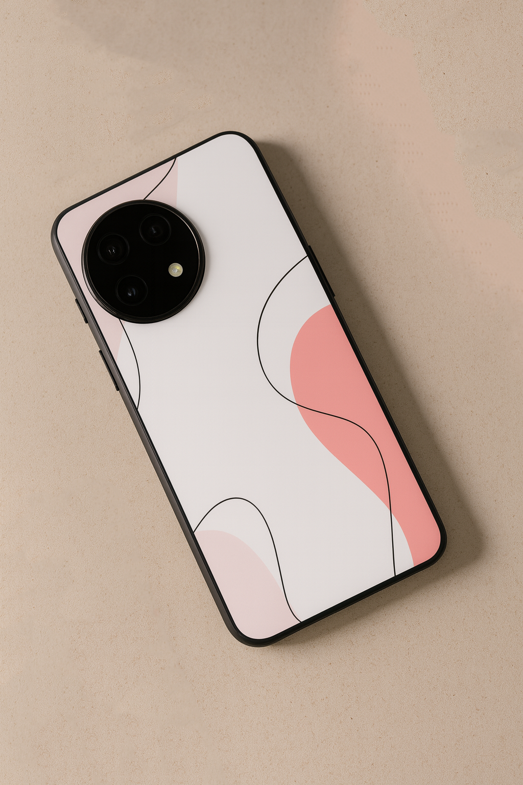 Clean Girl Aesthetics Glass Back Cover For One Plus 13, 12, 11, 10, Nord Series