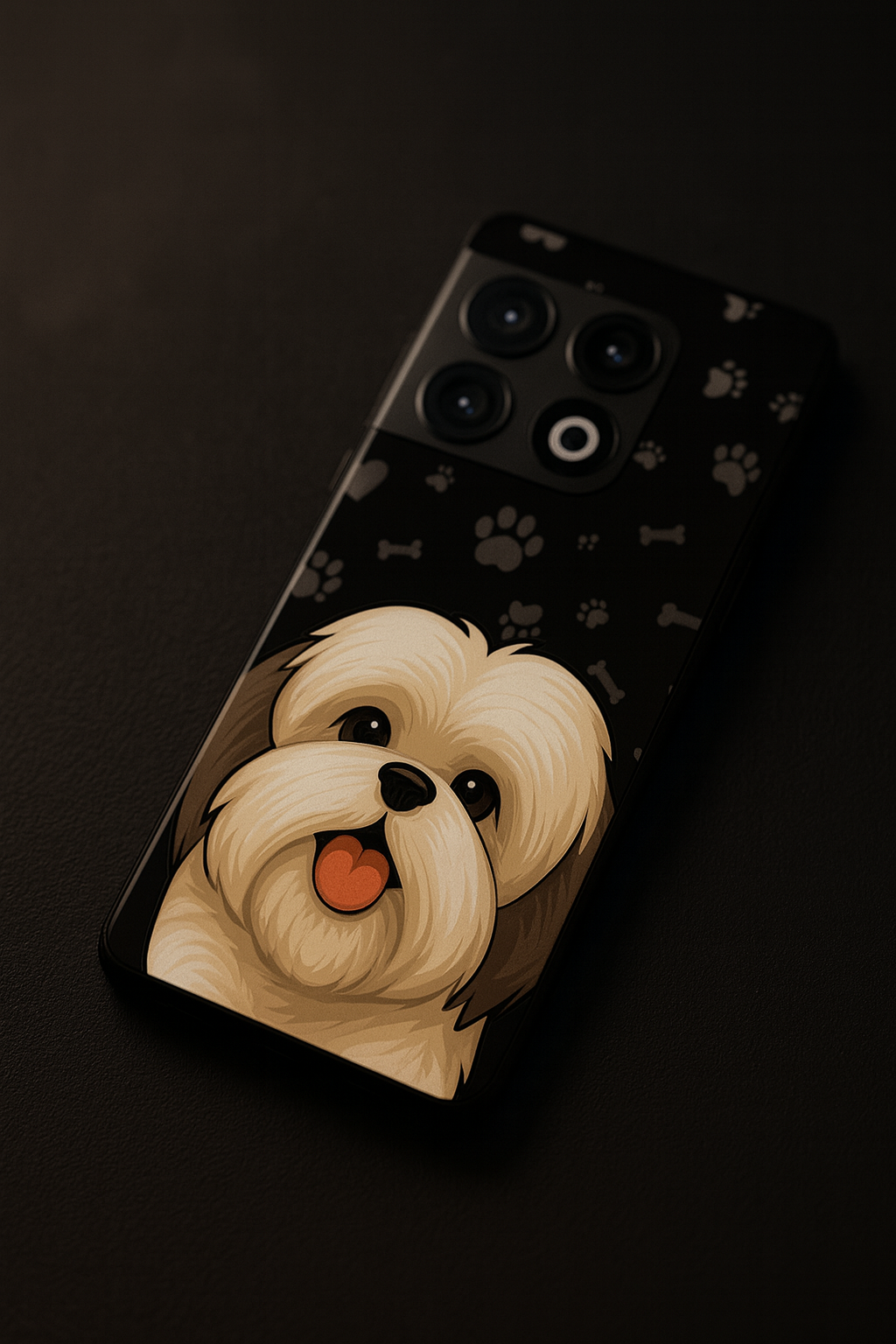 Fluffy Love Glass Back Cover For One Plus 13, 12, 11, 10, Nord Series