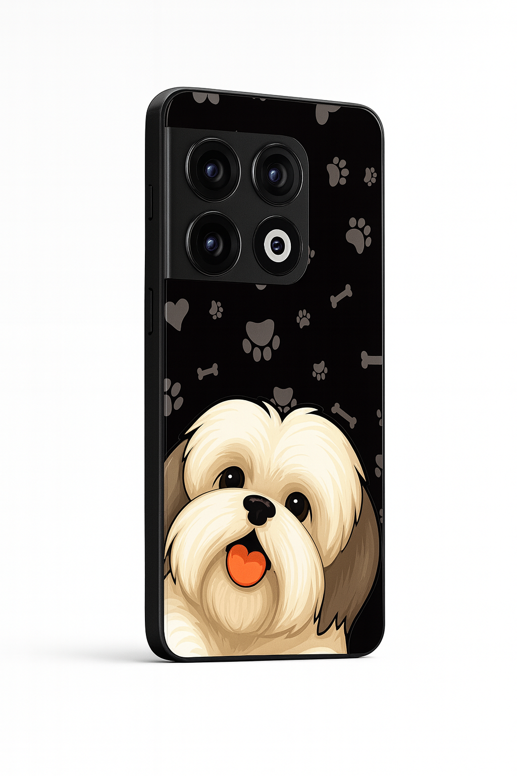 Fluffy Love Glass Back Cover For One Plus 13, 12, 11, 10, Nord Series