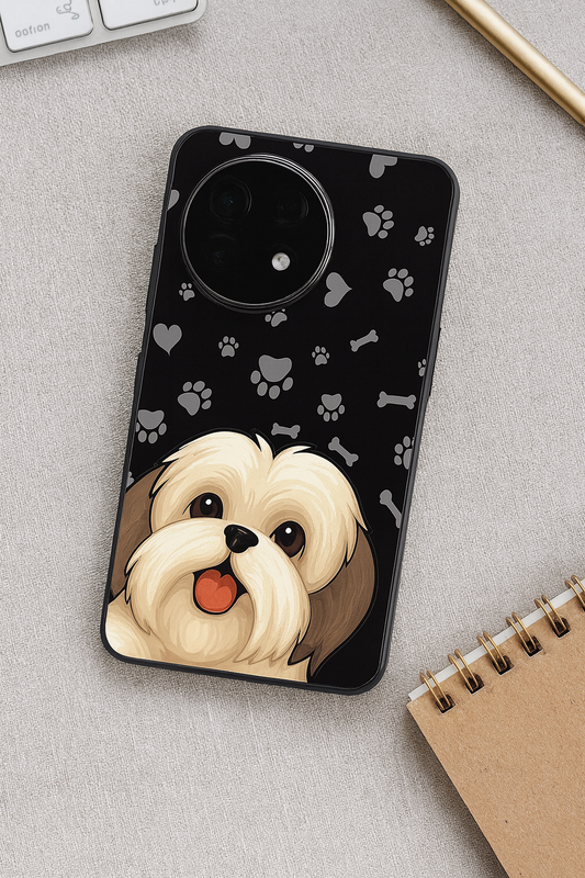 Fluffy Love Glass Back Cover For One Plus 13, 12, 11, 10, Nord Series