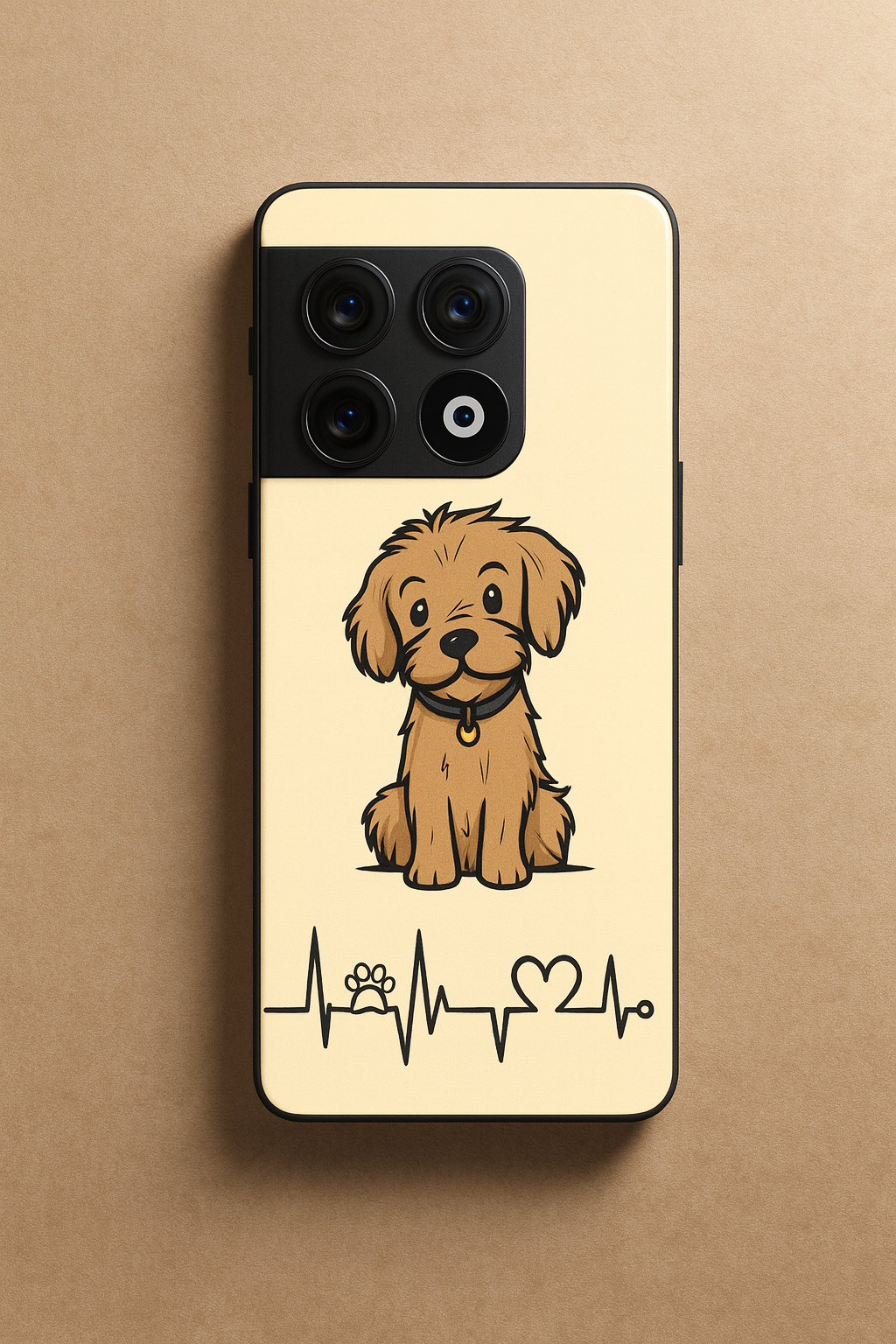 Pawfect Love Glass Back Cover For One Plus 13, 12, 11, 10, Nord Series