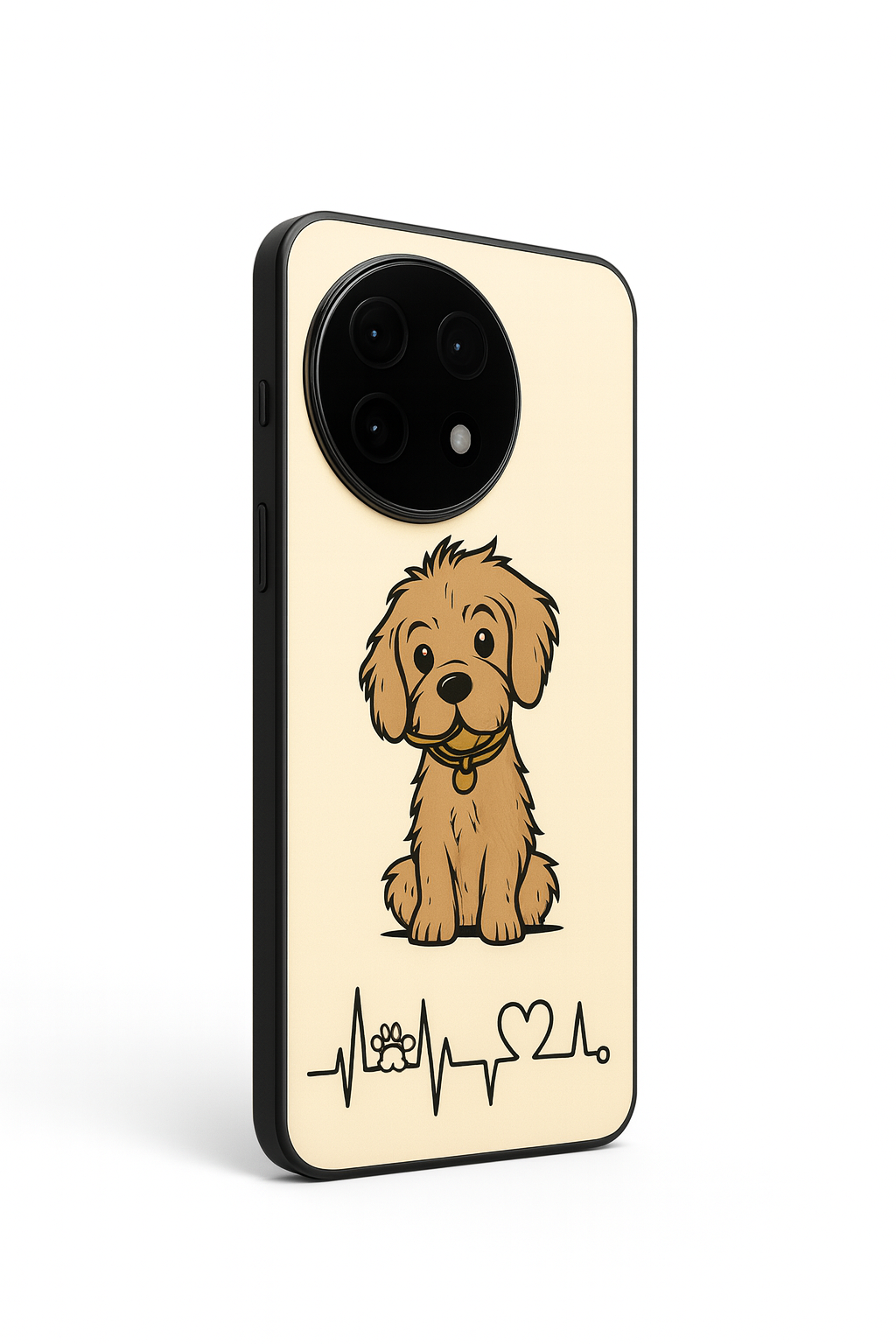 Pawfect Love Glass Back Cover For One Plus 13, 12, 11, 10, Nord Series