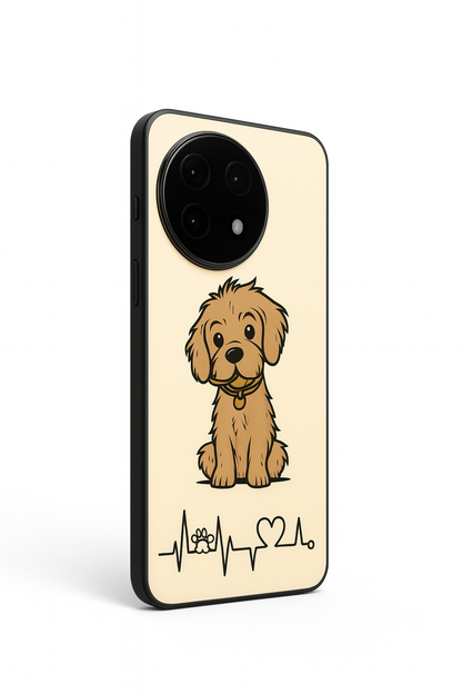 Pawfect Love Glass Back Cover For One Plus 13, 12, 11, 10, Nord Series