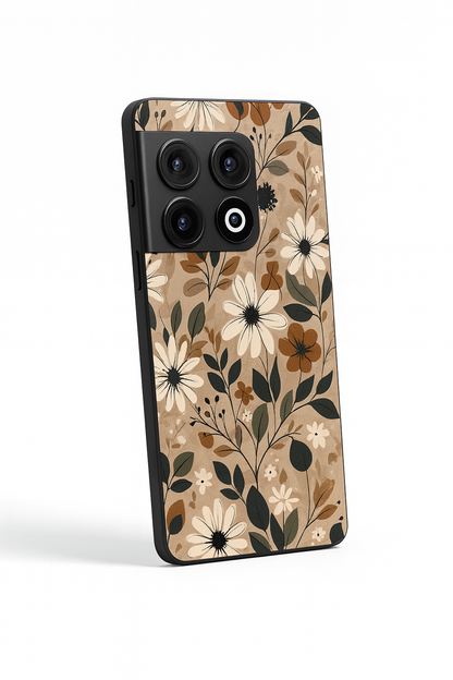 Autumn BloomPremium Glass Back Cover For One Plus 13, 12, 11, 10, Nord Series