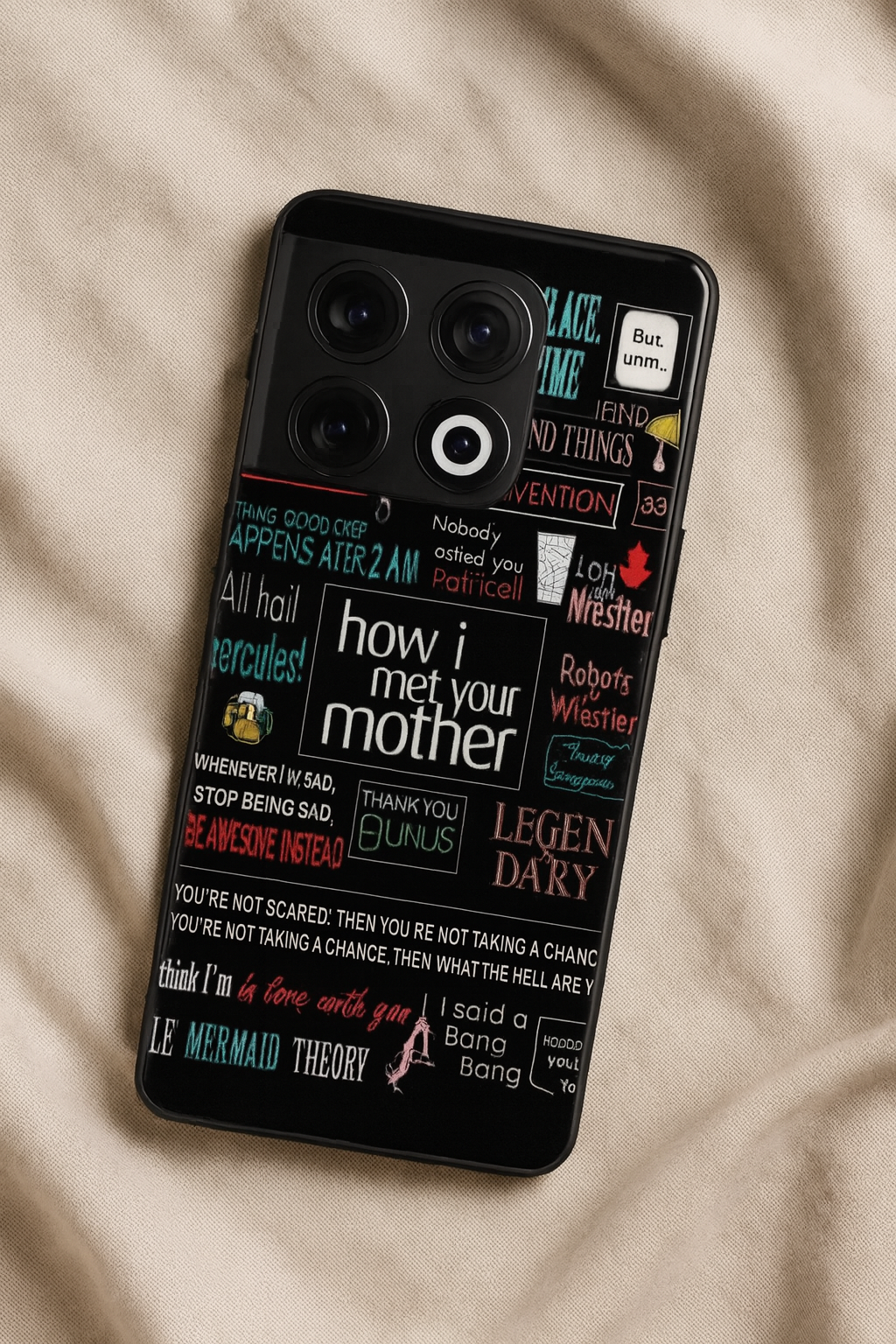 HIMYM Ted's Glass Back Cover For One Plus 13, 12, 11, 10, Nord Series