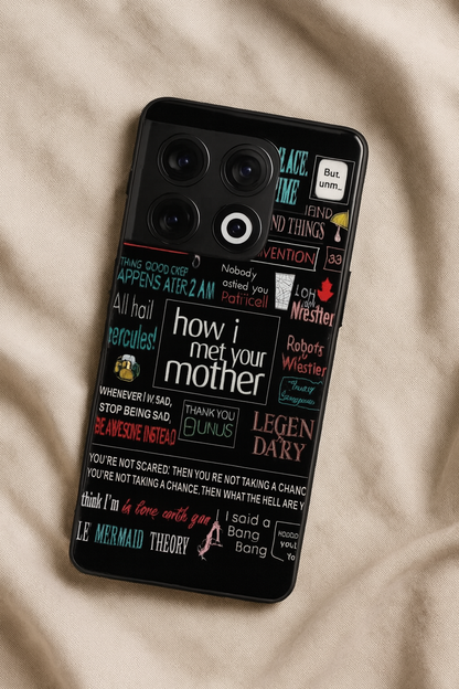 HIMYM Ted's Glass Back Cover For One Plus 13, 12, 11, 10, Nord Series