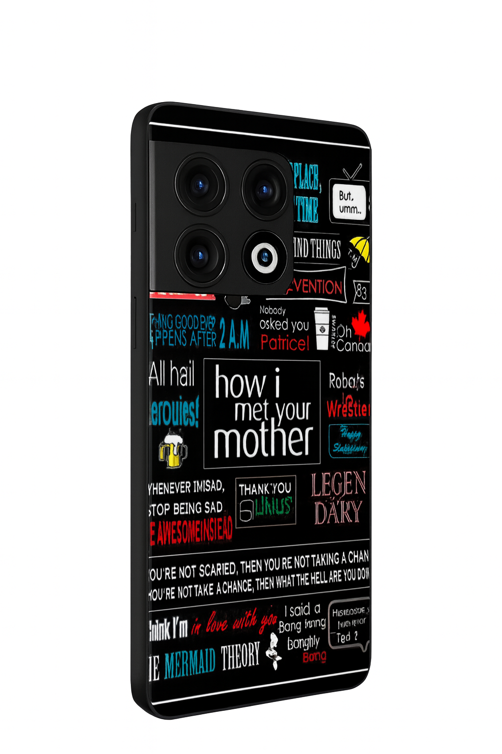HIMYM Ted's Glass Back Cover For One Plus 13, 12, 11, 10, Nord Series