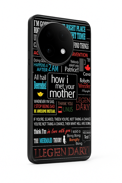 HIMYM Ted's Glass Back Cover For One Plus 13, 12, 11, 10, Nord Series