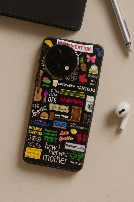 HIMYM The Playbook Edition Glass Back Cover For One Plus 13, 12, 11, 10, Nord Series