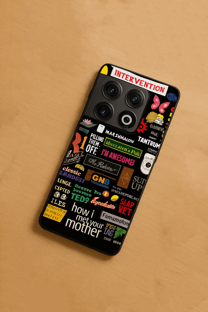 HIMYM The Playbook Edition Glass Back Cover For One Plus 13, 12, 11, 10, Nord Series