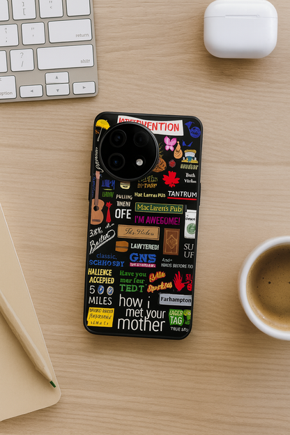 HIMYM The Playbook Edition Glass Back Cover For One Plus 13, 12, 11, 10, Nord Series