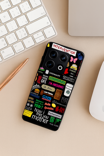 HIMYM The Playbook Edition Glass Back Cover For One Plus 13, 12, 11, 10, Nord Series