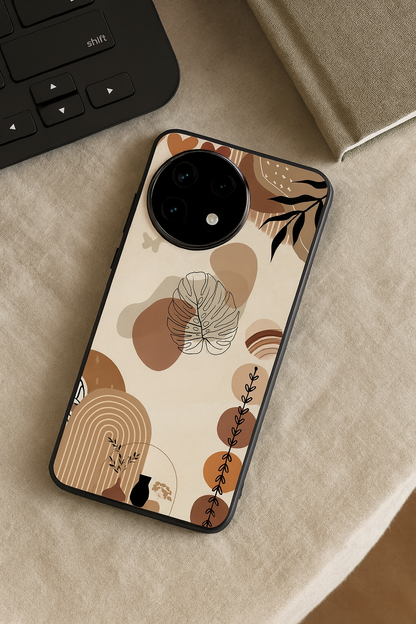 Organic Aura Glass Back Cover For One Plus 13, 12, 11, 10, Nord Series