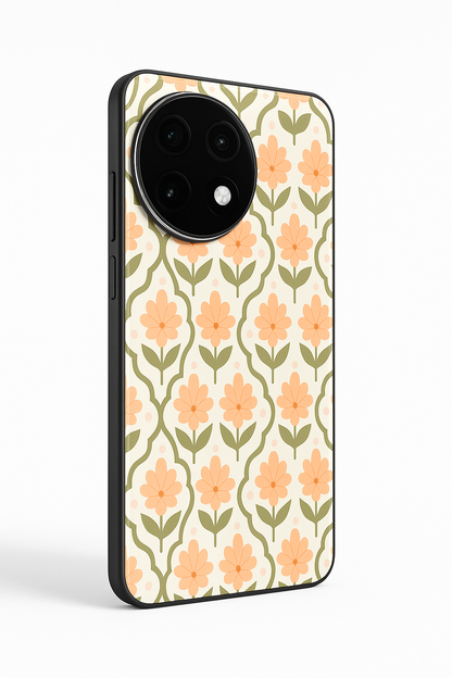 Pastel Petals Glass Back Cover For One Plus 13, 12, 11, 10, Nord Series