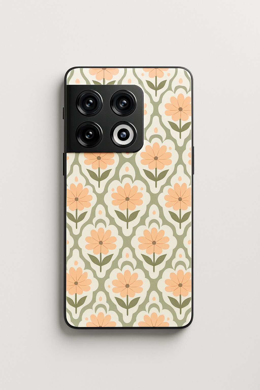 Pastel Petals Glass Back Cover For One Plus 13, 12, 11, 10, Nord Series