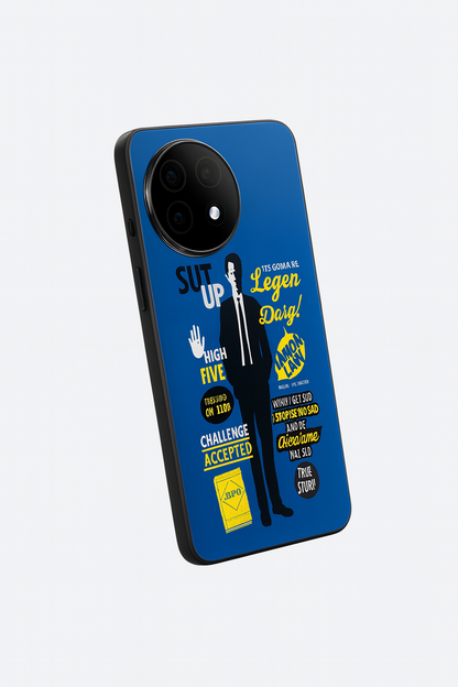 HIMYM Bro Code Glass Back Cover For One Plus 13, 12, 11, 10, Nord Series