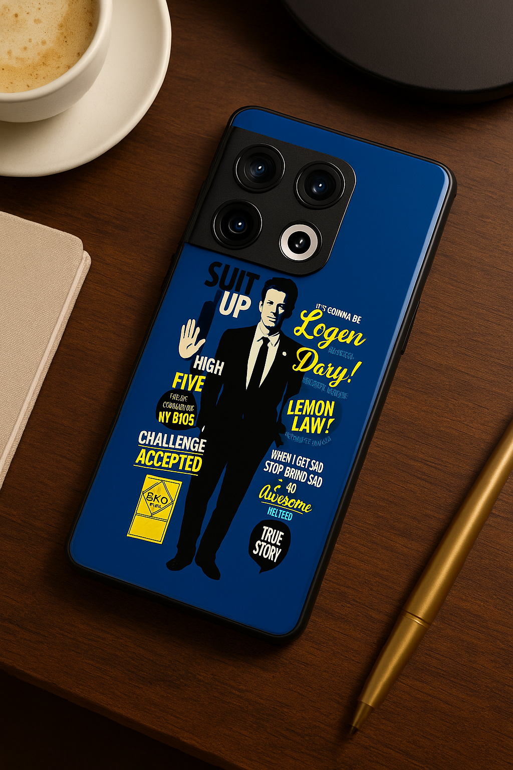 HIMYM Bro Code Glass Back Cover For One Plus 13, 12, 11, 10, Nord Series