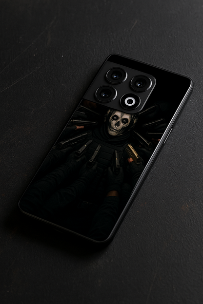 Bullet Crown Premium Glass Back Cover For One Plus 13, 12, 11, 10, Nord Series