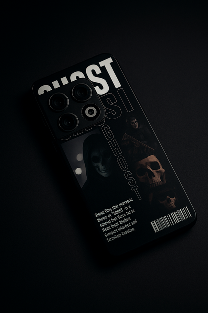 Ghost Protocol Premium Glass Back Cover For One Plus 13, 12, 11, 10, Nord Serie