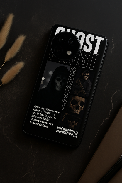 Ghost Protocol Premium Glass Back Cover For One Plus 13, 12, 11, 10, Nord Serie