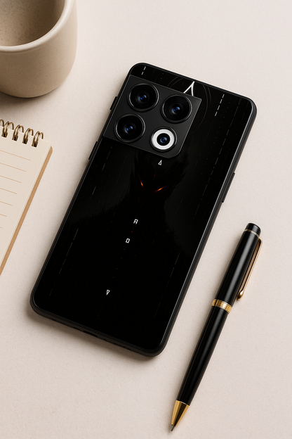 Oblivion Premium Glass Back Cover For One Plus 13, 12, 11, 10, Nord Series