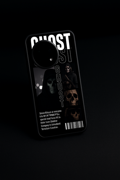 Ghost Protocol Premium Glass Back Cover For One Plus 13, 12, 11, 10, Nord Serie