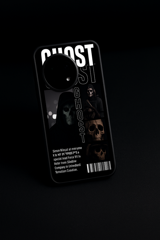 Ghost Protocol Premium Glass Back Cover For One Plus 13, 12, 11, 10, Nord Serie