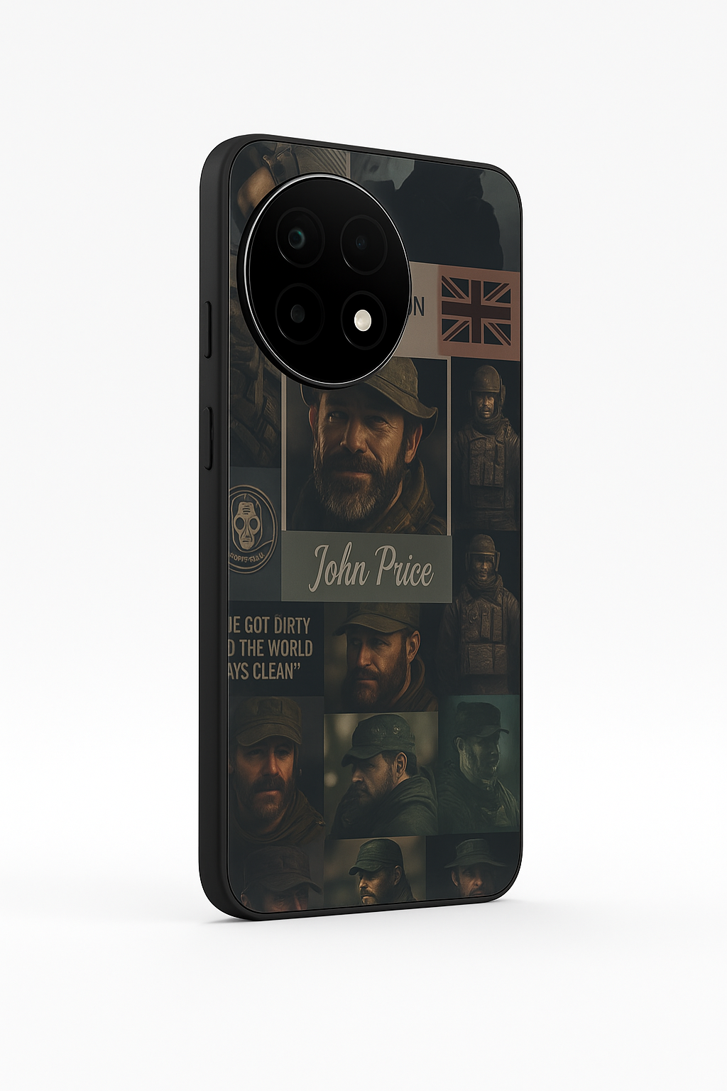 Captain's Creed Premium Glass Back Cover For One Plus 13, 12, 11, 10, Nord Series