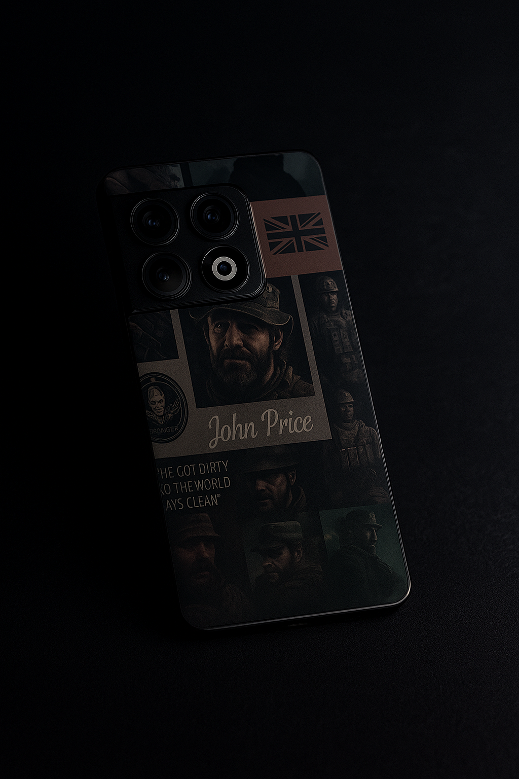 Captain's Creed Premium Glass Back Cover For One Plus 13, 12, 11, 10, Nord Series