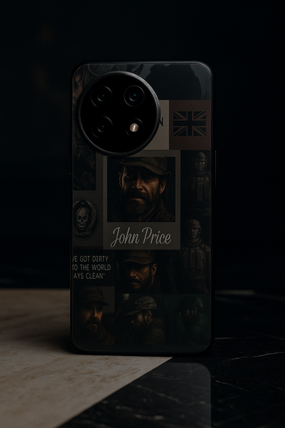 Captain's Creed Premium Glass Back Cover For One Plus 13, 12, 11, 10, Nord Series