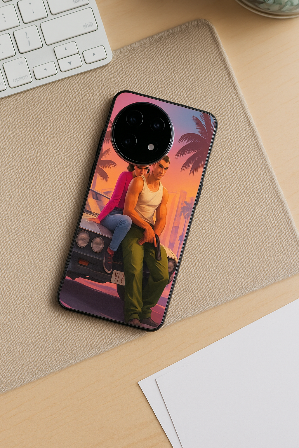 Heatwave Premium Glass Back Cover For One Plus 13, 12, 11, 10, Nord Series