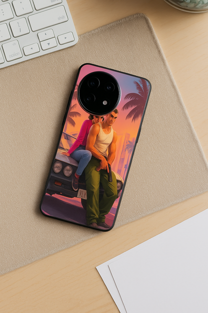 Heatwave Premium Glass Back Cover For One Plus 13, 12, 11, 10, Nord Series