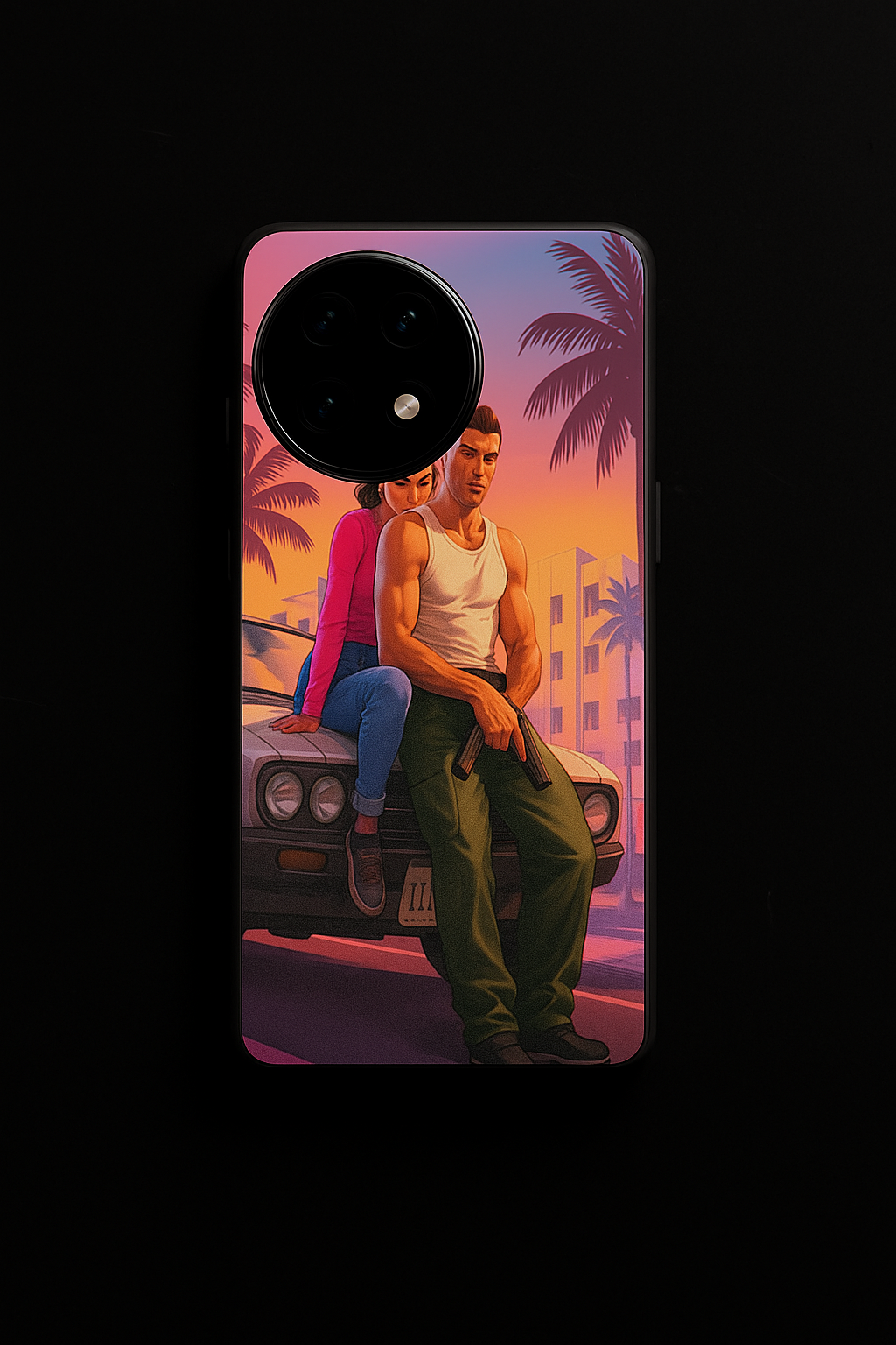 Heatwave Premium Glass Back Cover For One Plus 13, 12, 11, 10, Nord Series