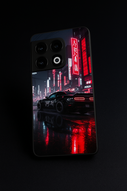 Tokyo Heart Premium Glass Back Cover For One Plus 13, 12, 11, 10, Nord Series