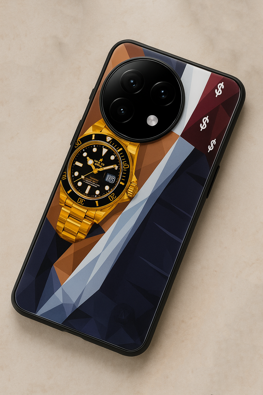 Golden Hour Premium Glass Back Cover For One Plus 13, 12, 11, 10, Nord Series