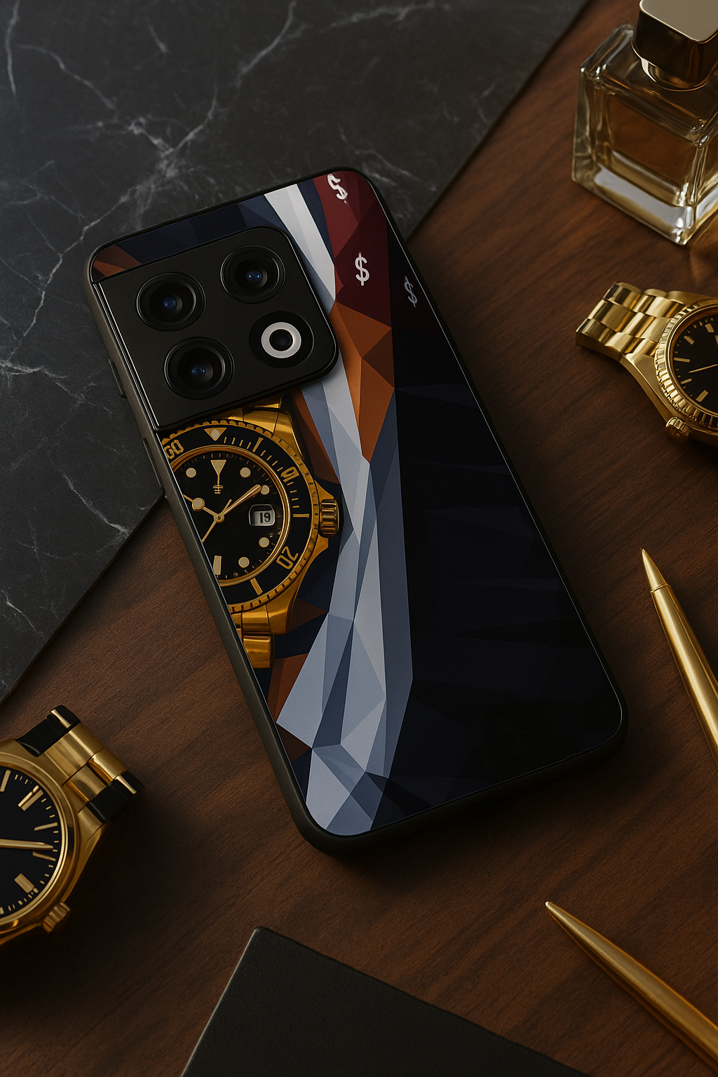 Golden Hour Premium Glass Back Cover For One Plus 13, 12, 11, 10, Nord Series