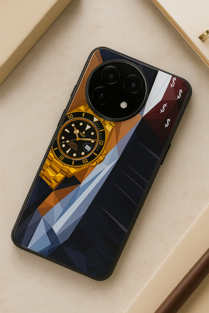 Golden Hour Premium Glass Back Cover For One Plus 13, 12, 11, 10, Nord Series