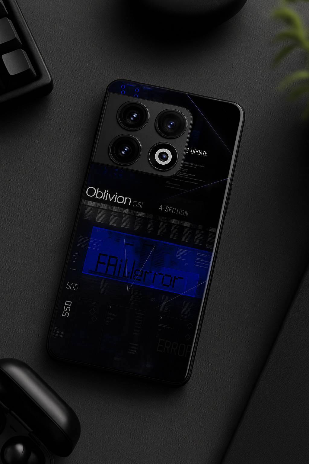 Hacker Premium Glass Back Cover For One Plus 13, 12, 11, 10, Nord Series