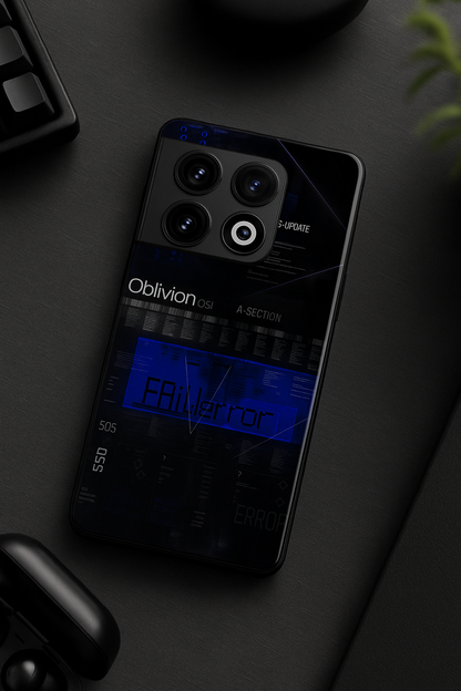 Hacker Premium Glass Back Cover For One Plus 13, 12, 11, 10, Nord Series