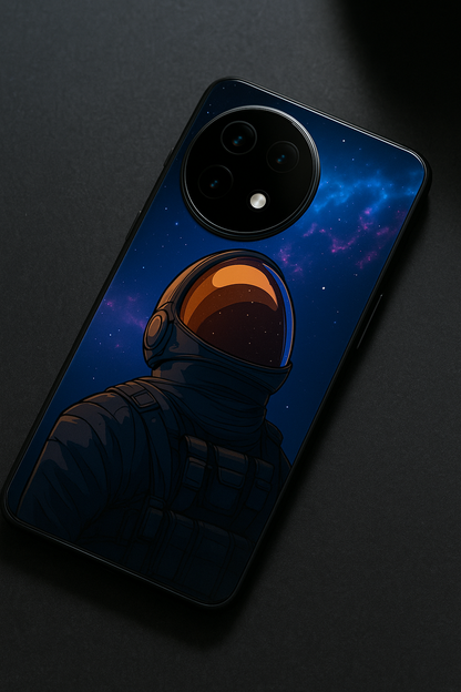 Stellar Void Premium Glass Back Cover For One Plus 13, 12, 11, 10, Nord Series