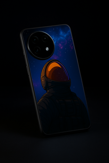 Stellar Void Premium Glass Back Cover For One Plus 13, 12, 11, 10, Nord Series