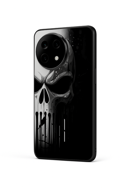 Deathmark Premium Glass Back Cover For One Plus 13, 12, 11, 10, Nord Series
