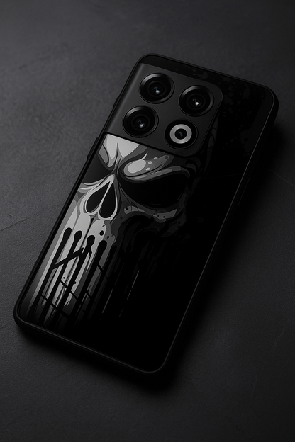 Deathmark Premium Glass Back Cover For One Plus 13, 12, 11, 10, Nord Series