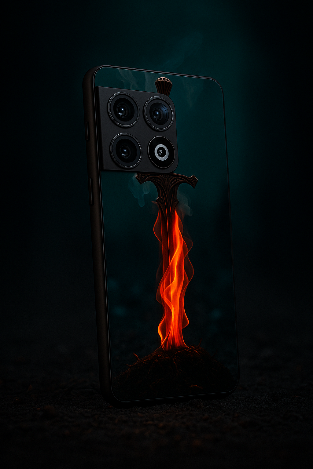 Flameborne Premium Glass Back Cover For One Plus 13, 12, 11, 10, Nord Series